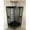 Parrot-Supplies Orlando Premium Play Top Corner Parrot Cage – Black
