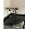 Parrot-Supplies Orlando Premium Play Top Corner Parrot Cage – Black