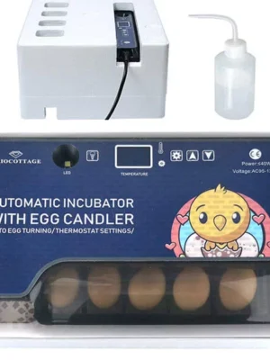 Egg Incubators with Automatic Egg Turning Turner for Hatching Eggs with Egg Candler For Sale