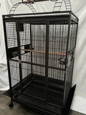 Play Top Macaw Parrot Cage – Antique